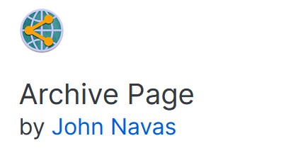 Archive Page by John Navas